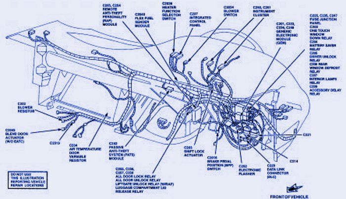 1997 Ford taurus fuse layout #6