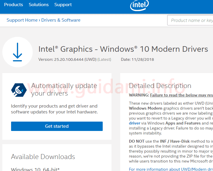 DRIVER INTEL HD UNIVERSAL WINDOWS 7 X64
