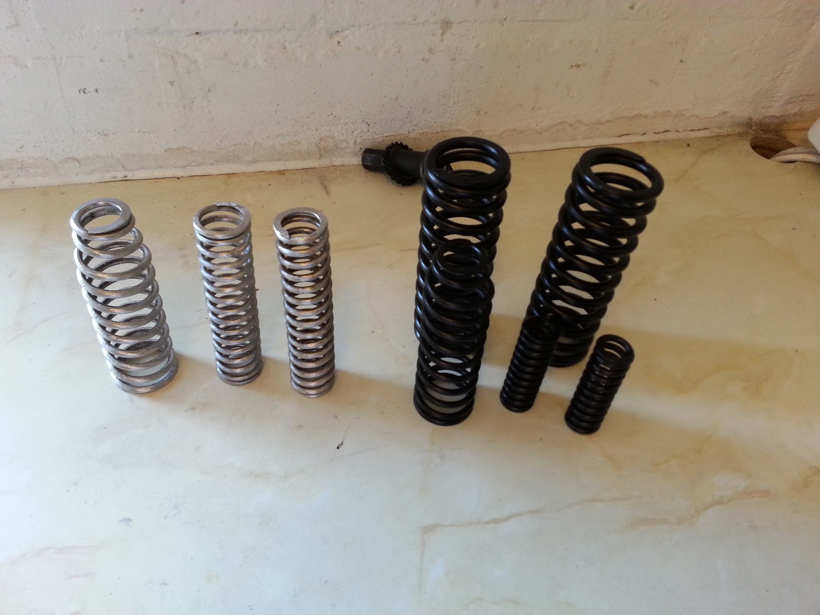 1941 Harley Davidson WL Restoration Front Springer Springs