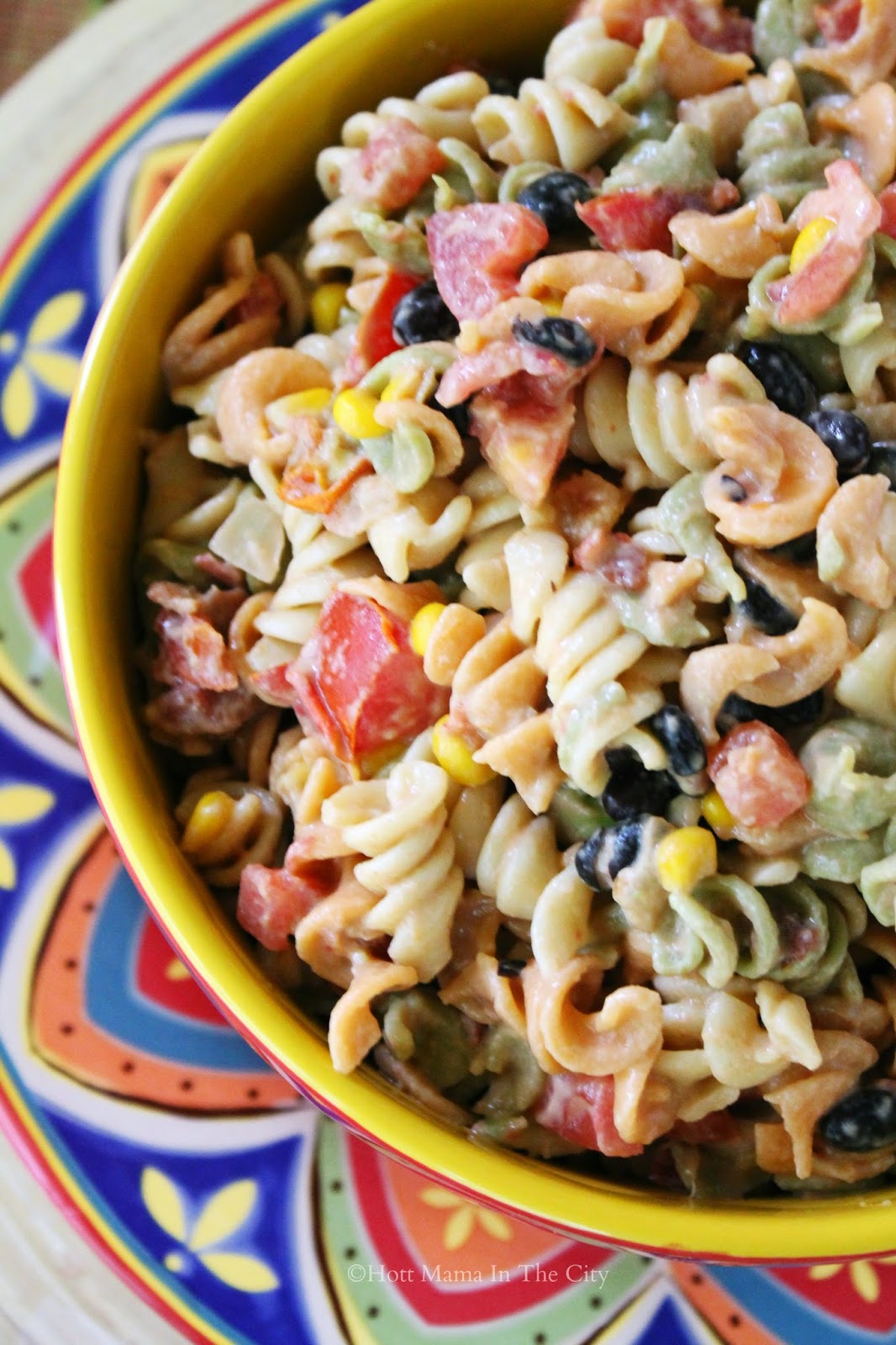 Hot Mama In The City Mexican Pasta Salad