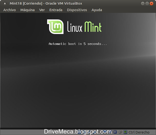 DriveMeca instalando Linux Mint Sarah paso a paso