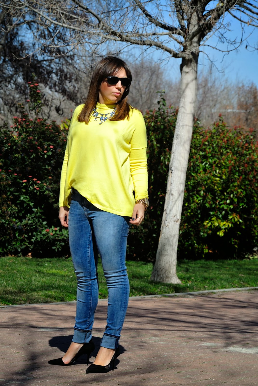 Bright yellow 