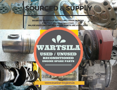 Wartsila Engine Spare Parts Wartsila, Marine, Main Engine, Auxilairy Engine, Shipspares, Spare Parts, Used, Reconditioned, new, unused, guaranteed, OEM, Original, sale, supplier, stockist, seller, Vasa, R22, R32, piston, cylinder, head, block, plungers, housing, bearing, pipe, crankshaft
