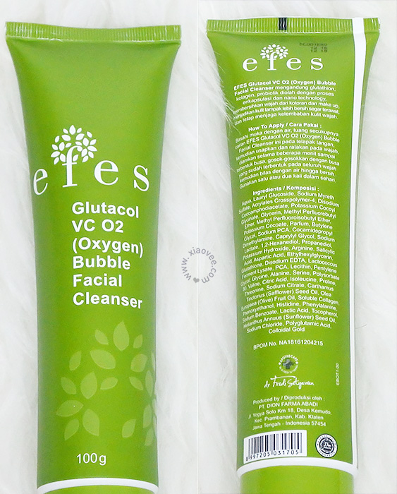Xiao Vee Indonesian Beauty Blogger Efes Skin Care Facial Cleanser