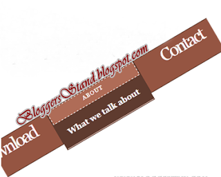 Add Chocolate Style CSS Navigation Menu Bar For Blogger