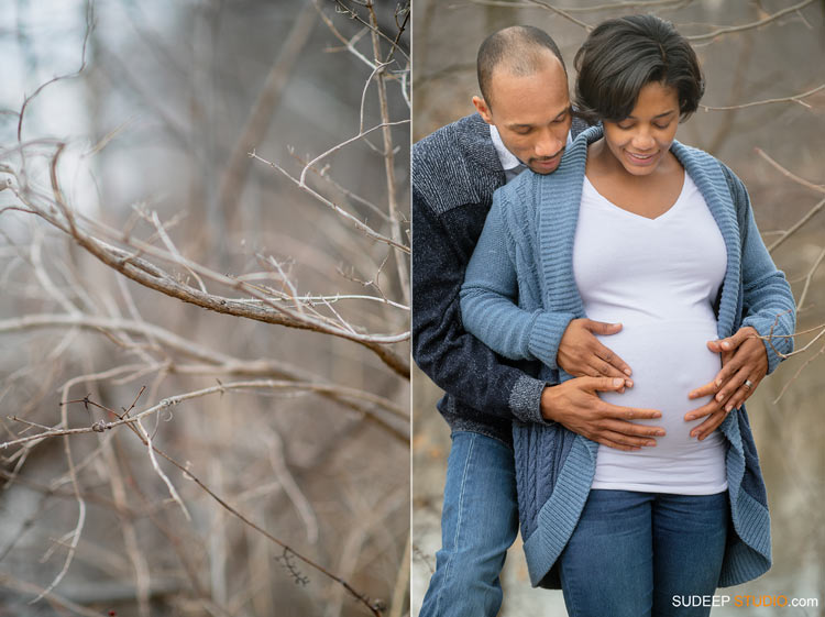 Outdoor Nature Maternity Photography in Livonia Hines Park by SudeepStudio.com Ann Arbor Maternity Portrait Photographer 