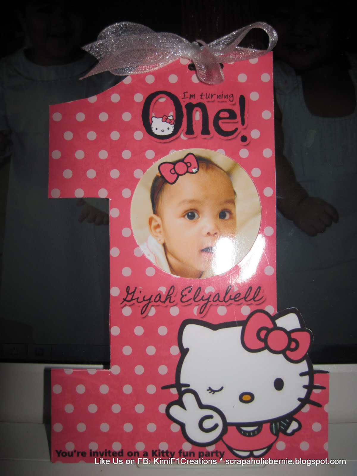 f1 digital scrapaholic hello kitty 1st birthday 2 page