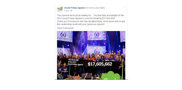 good friday appeal raise money