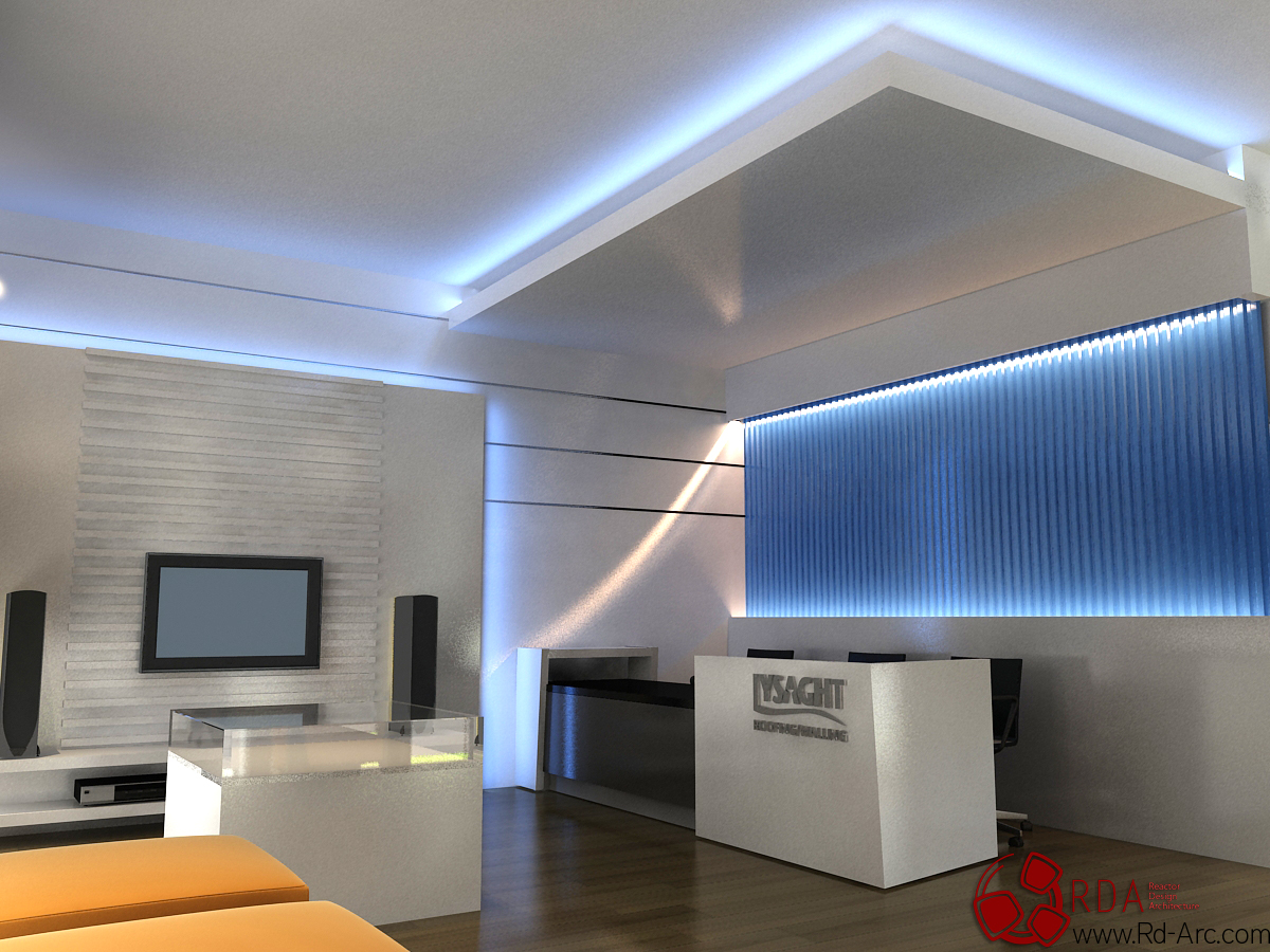 Desain Interior Ruang Lobby & Resepsionis Kantor ~ METRO PROPERTI