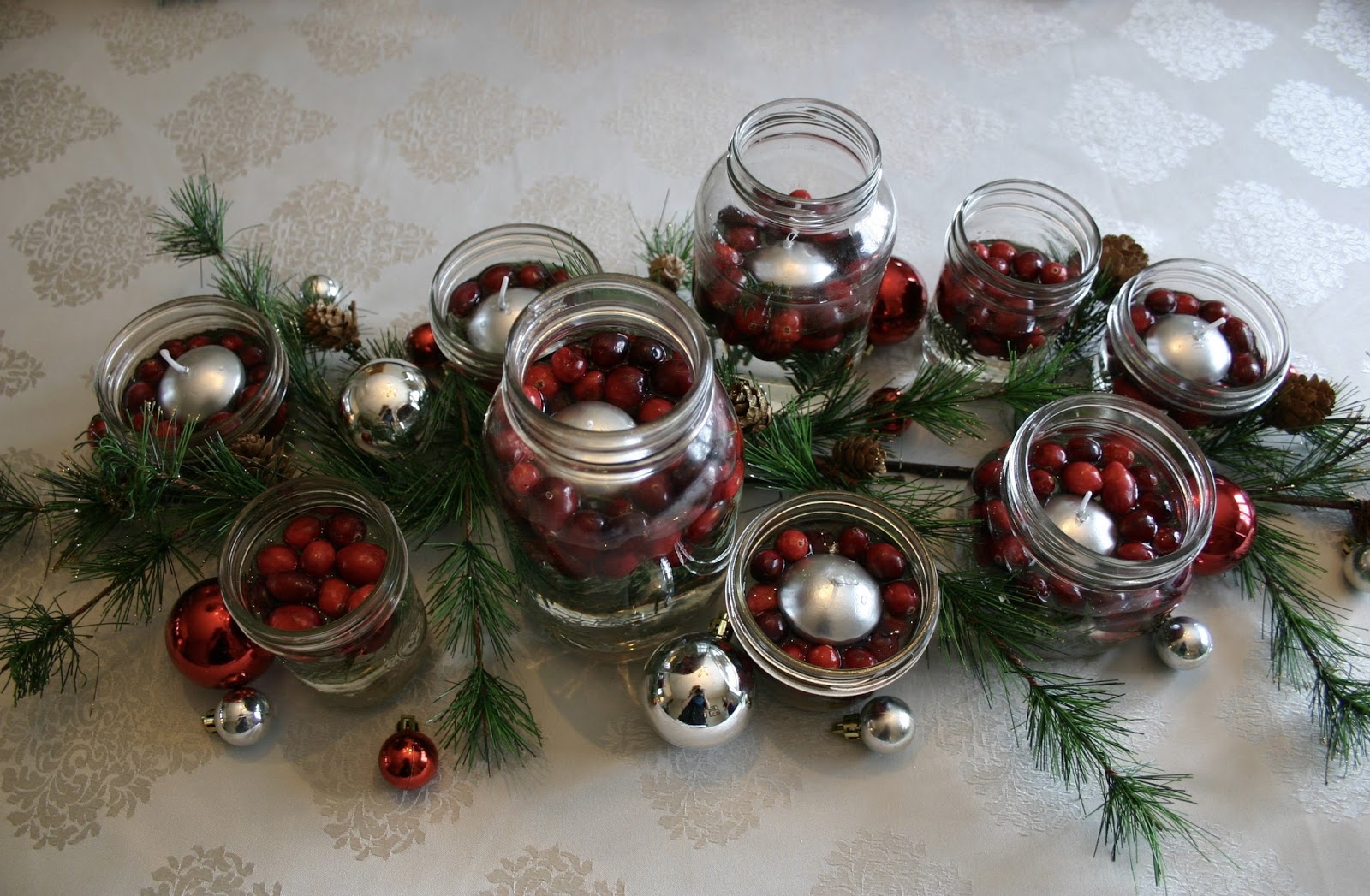 Twins in the Cities Cranberry Mason Jars