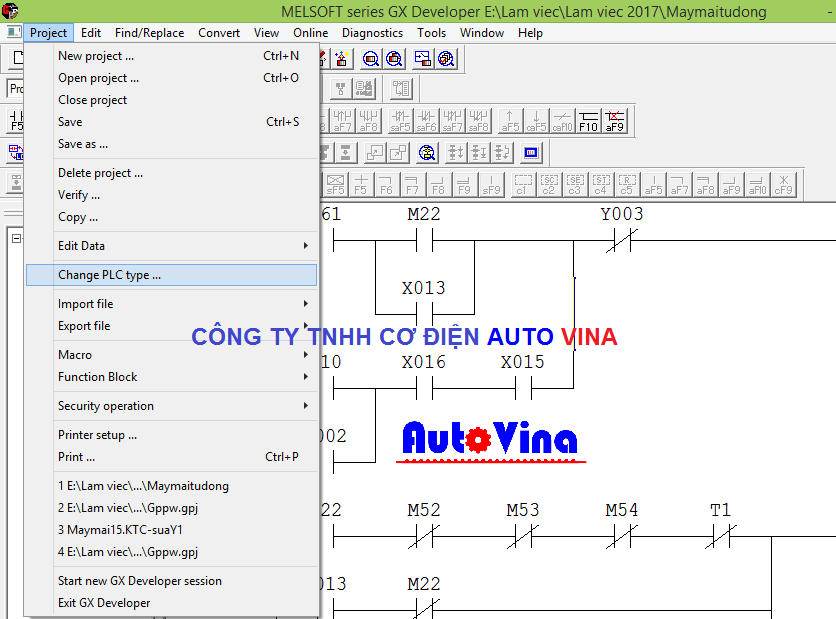 Chuyển đổi Code chương trình PLC qua các dòng khác nhau Hướng dẫn chuyển đổi Code chương trình PLC Mitsubishi qua các dòng khác nhau
