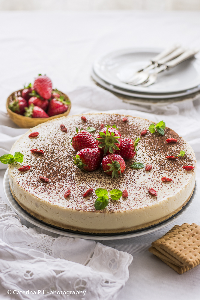 Semifreddo con yogurt e fragole