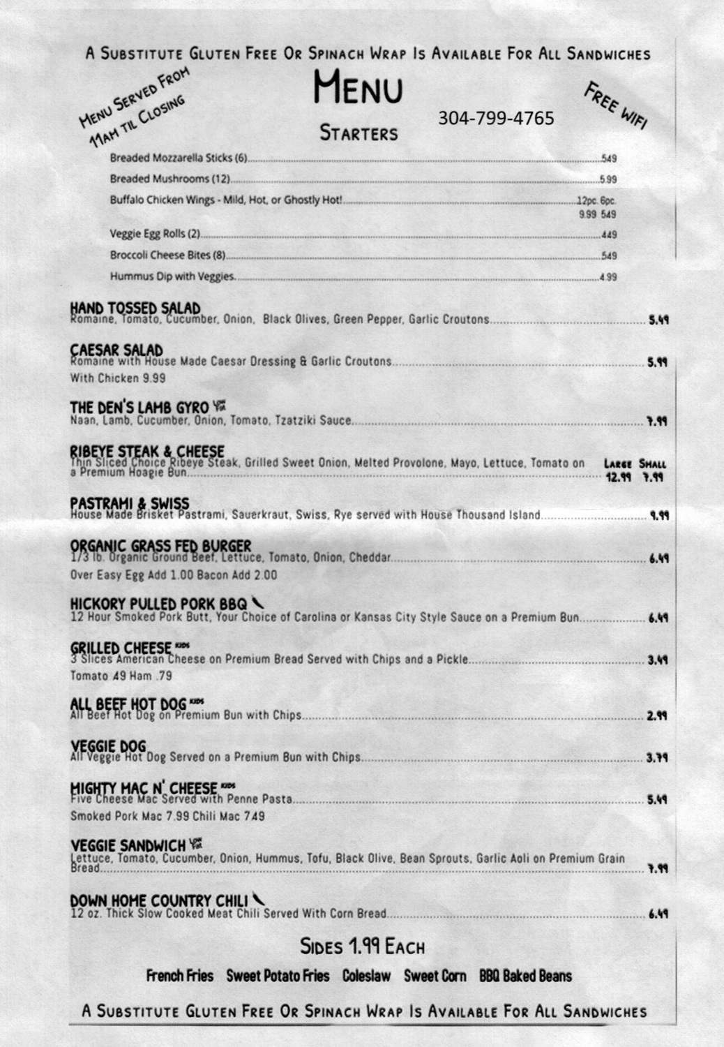 Pocahontas Commentator Plus We Have the New Menu for the Frost