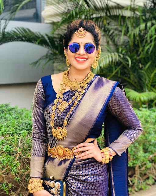 Kanjeevaram Saree with full sleeves Border Blouse Kanjeevaram Saree with full sleeves Blouse