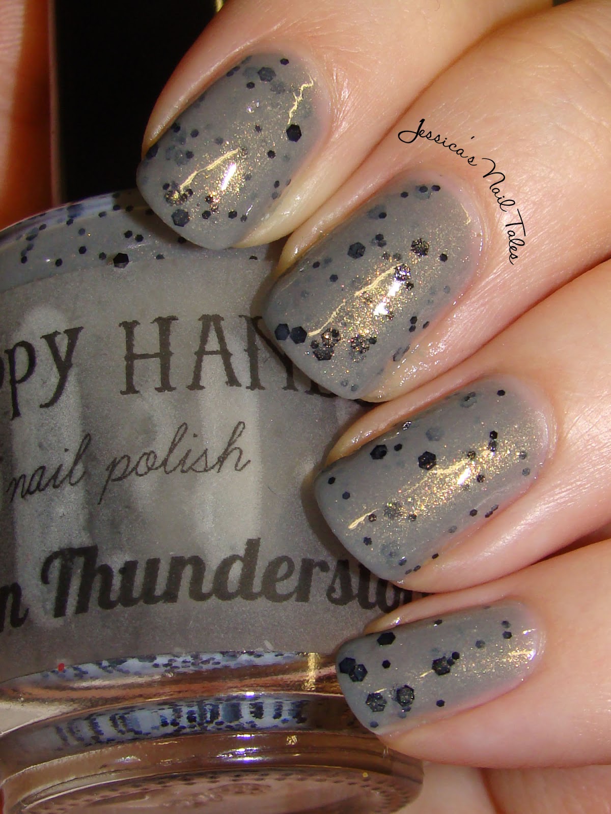Jessica's Nail Tales Happy Hands Nail Polish Afternoon Thunderstorms