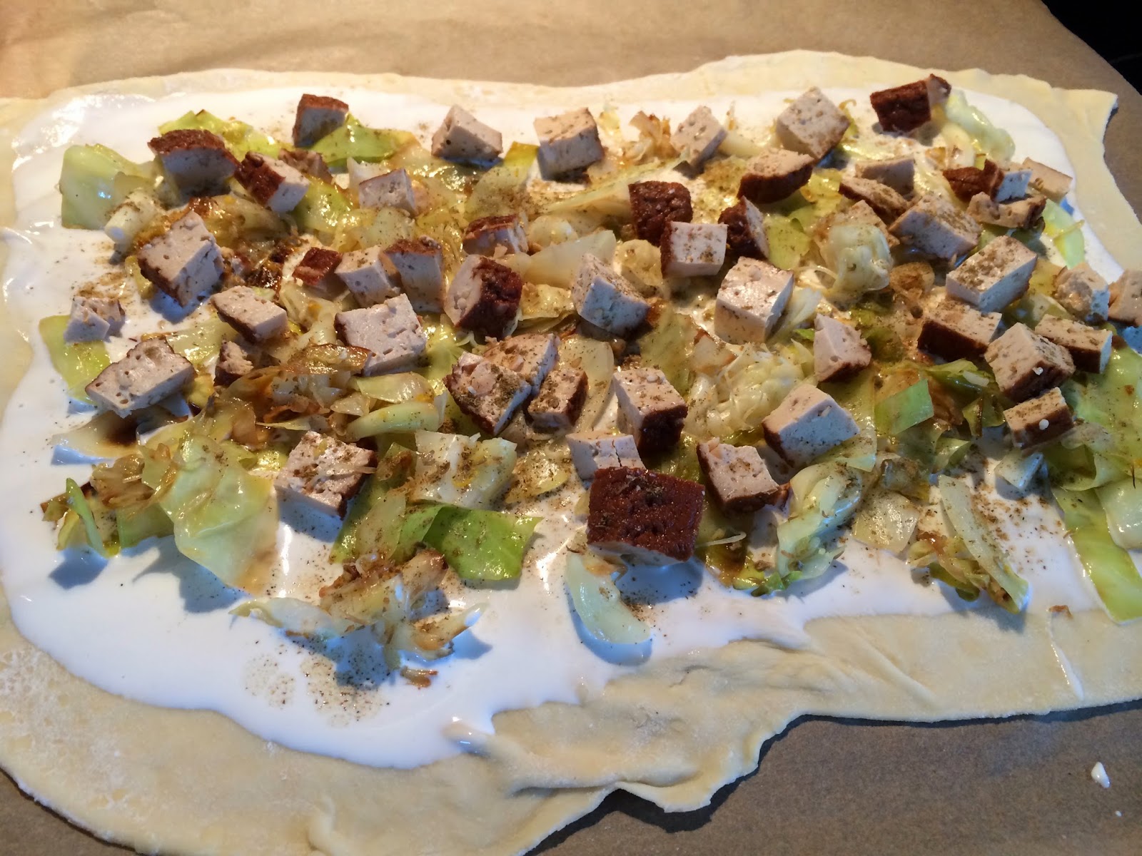 Veganer Flammkuchen ~ LuboBase