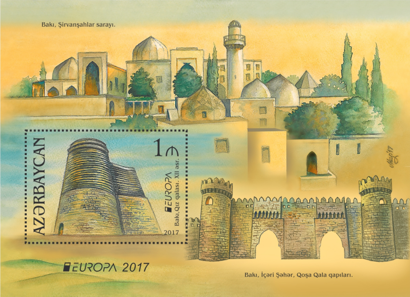 europa stamps: Azerbaijan 2017