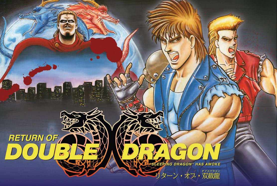 Action Game for Super Double Dragon- Game Cartridge with Box for