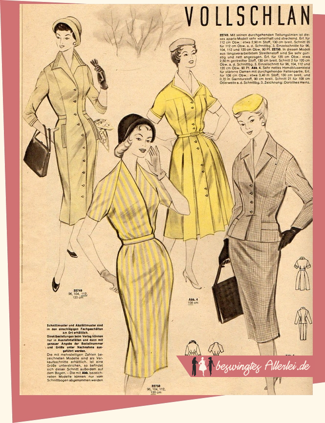 Praktische Mode, Zeitschrift, Nähzeitschrift, Handarbeitsheft, Nähen, 50er Jahre