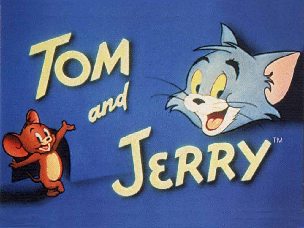 Tom And Jerry Blue Background Wallpaper kiyute80
