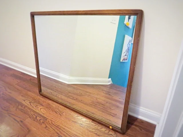 big mirror from Habitat ReStore