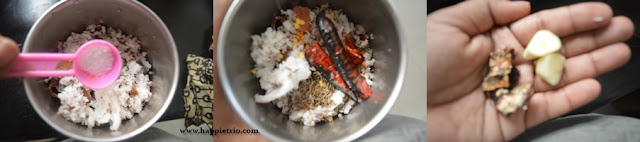 Step 2 - Thengai Thogayal | Coconut Thuvayal | How to make Coconut Thogayal Step 2 - How to make Coconut Thogayal