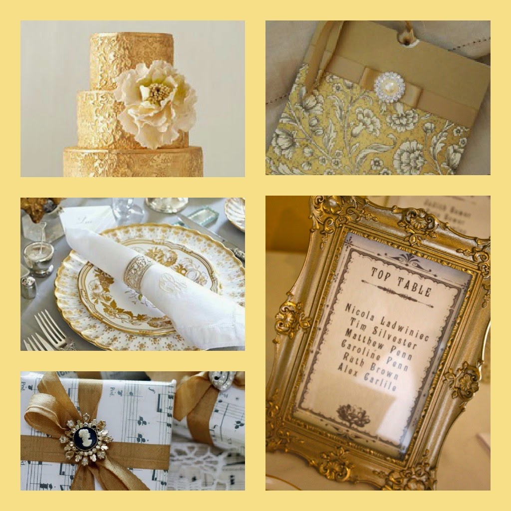 Bling Brides Gold inspired weddings