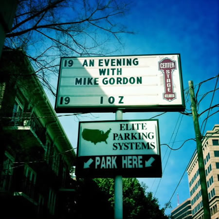 Mike Gordon 2011/03/19 venue