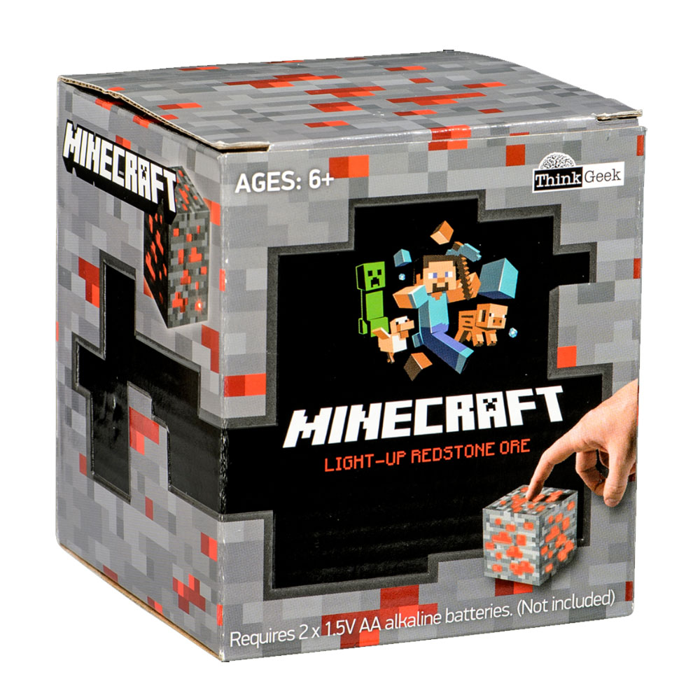 Minecraft illuminating Redstone Ore at