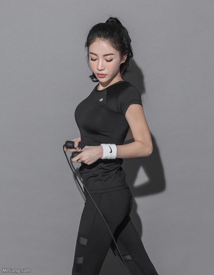 The beautiful An Seo Rin in the gym fashion pictures in November, 2017 (77 photos)