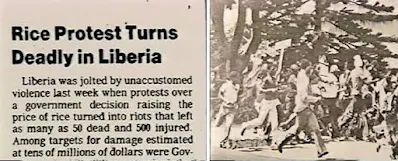 Matthews and PAL called for a peaceful demonstration in Monrovia, and on April 14, 1979 to march on the Executive Mansion to protest the proposed price rise.