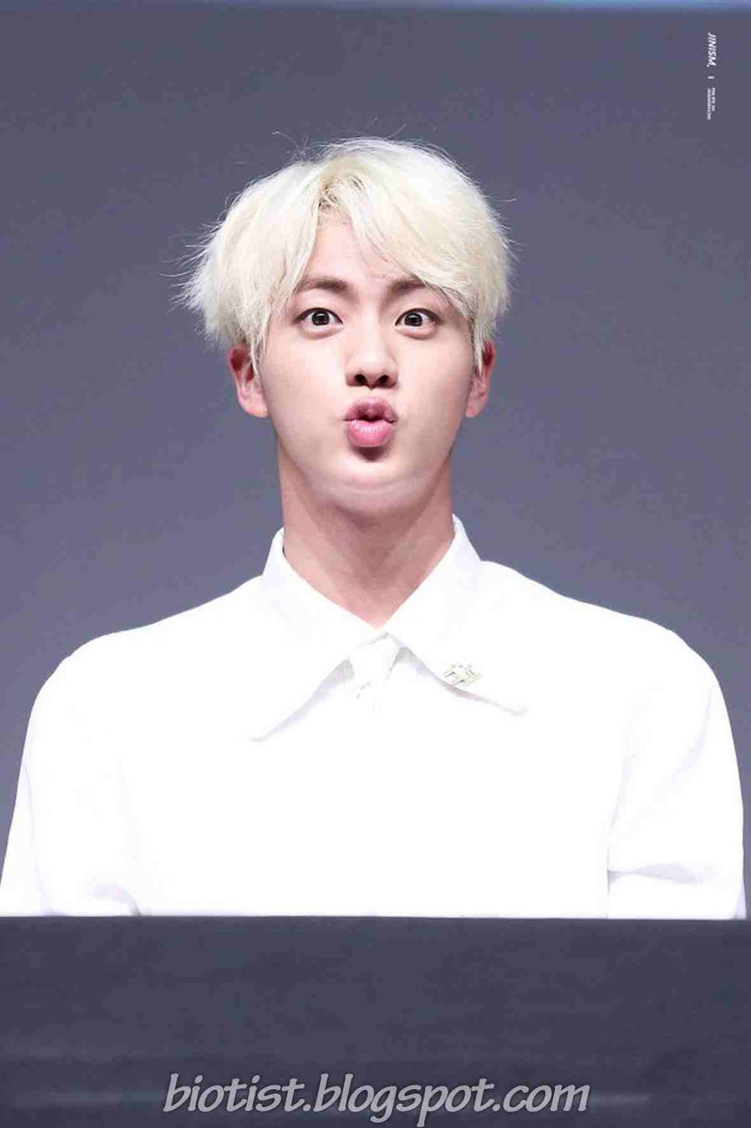 biography of bts jin