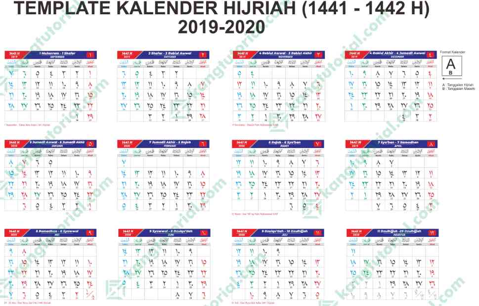 Kalender Hijriyah Ramadhan 2020