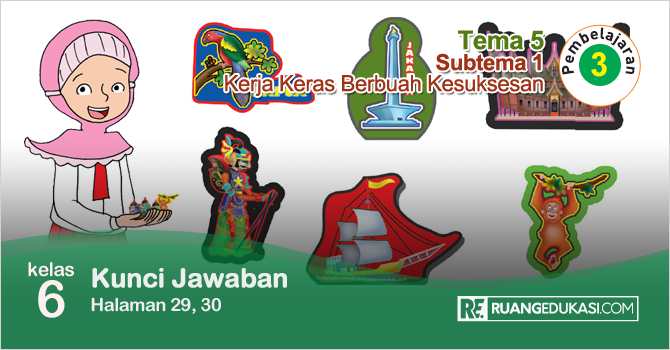 Kunci Jawaban Buku Tematik Tema 5 Kelas 6 Halaman 29, 30 Kurikulum 2013 Kunci Jawaban Buku Tematik Tema 5 Kelas 6 Halaman 29, 30 Kurikulum 2013