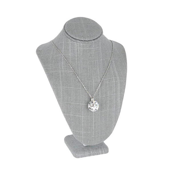 Black Necklace Pendant Chain Display Bust 7 1//2/"W x 5 1//8/"D x 11/"H