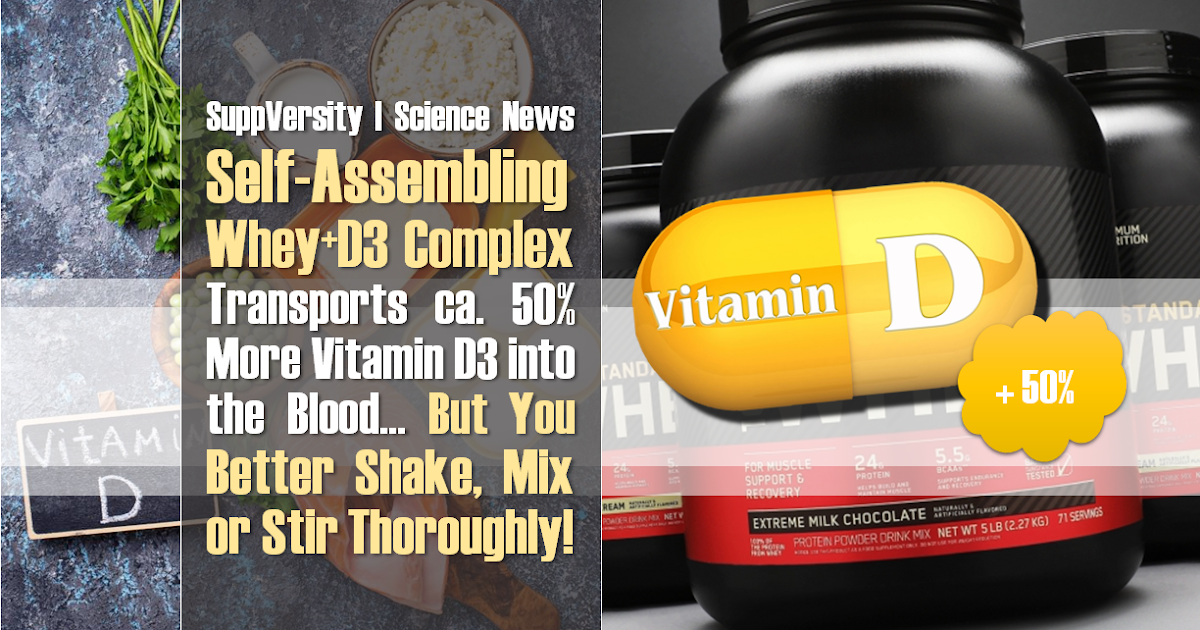 Scientists Find Whey to Significantly Boost D3 Absorption Whey Isolate