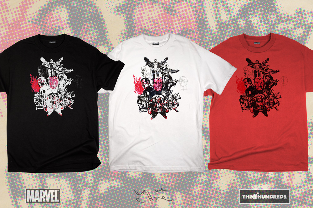 The Blot Says The Hundreds X Marvel The Punisher T Shirt