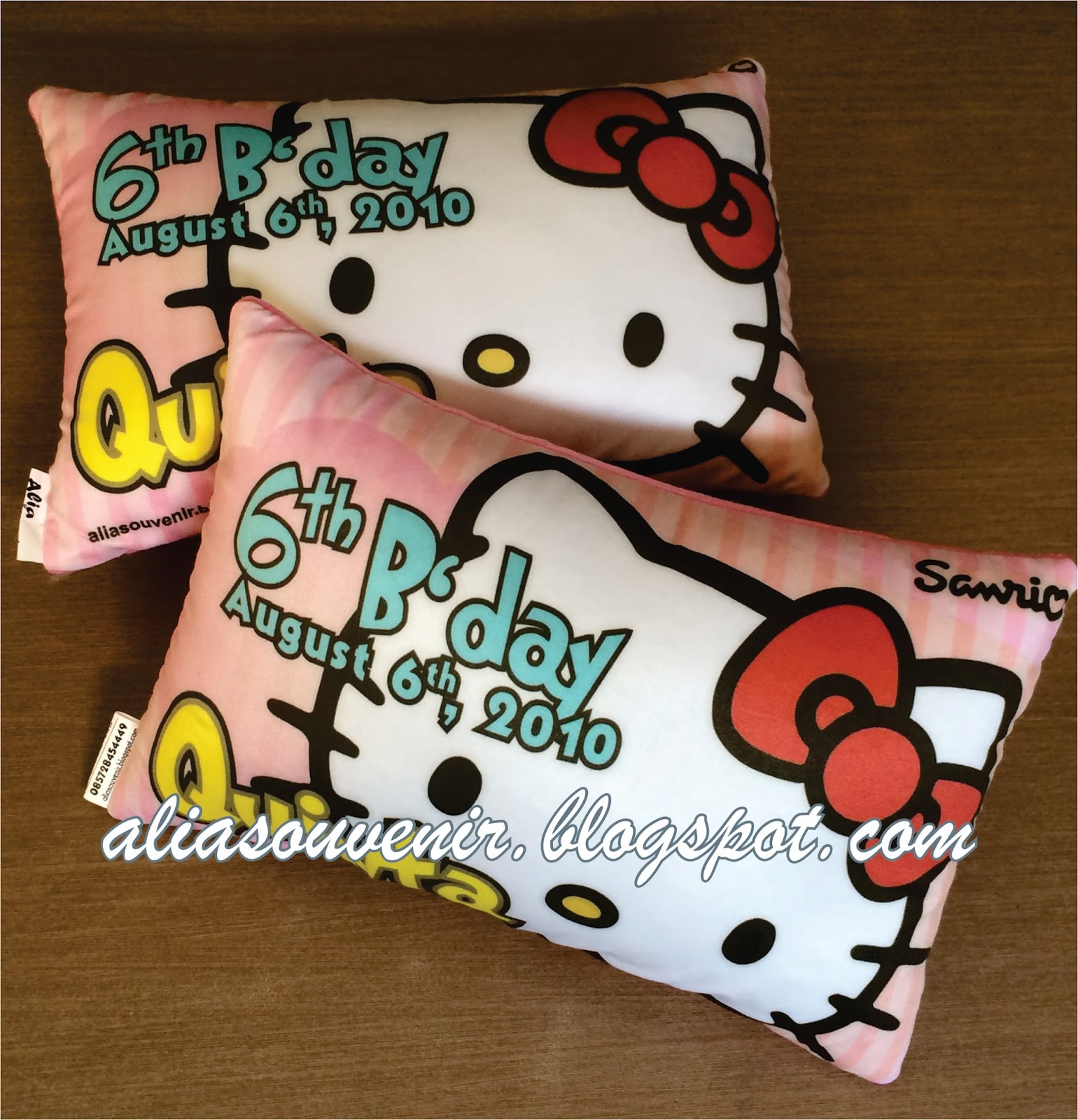 souvenir bantal printing hellokitty dan bermacam karakter souvenir bantal printing hellokitty dan bermacam karakter