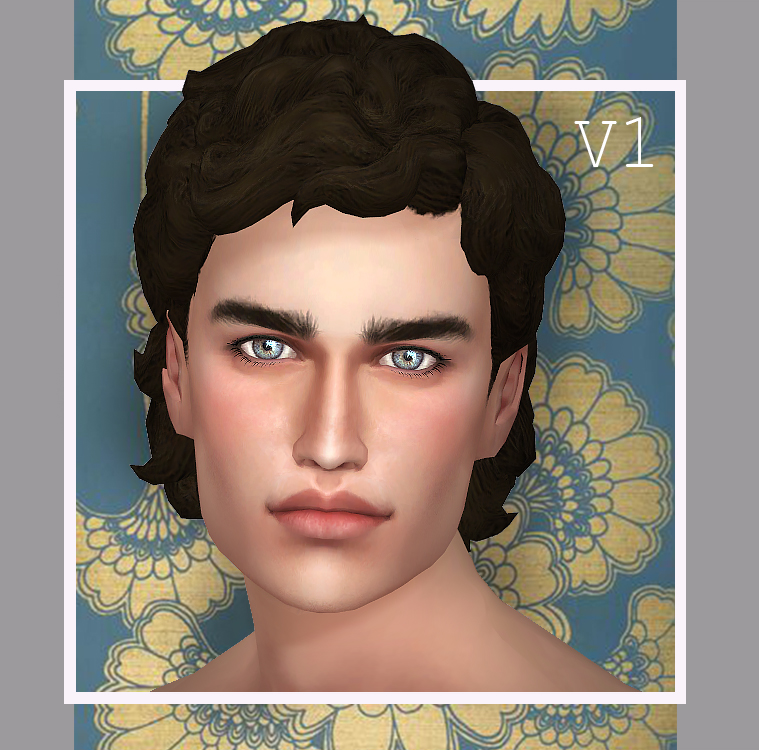 My Sims 4 Blog Curly Madness Hair for Males by