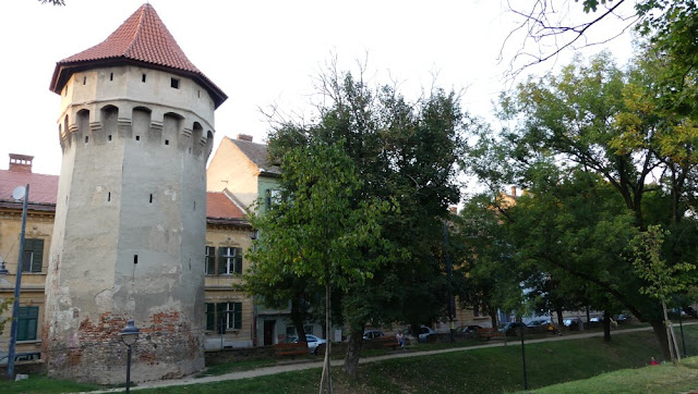 Sibiu - alte Festungsmauer mit Wehrtürmen Sibiu - alte Festungsmauer mit Wehrtürmen