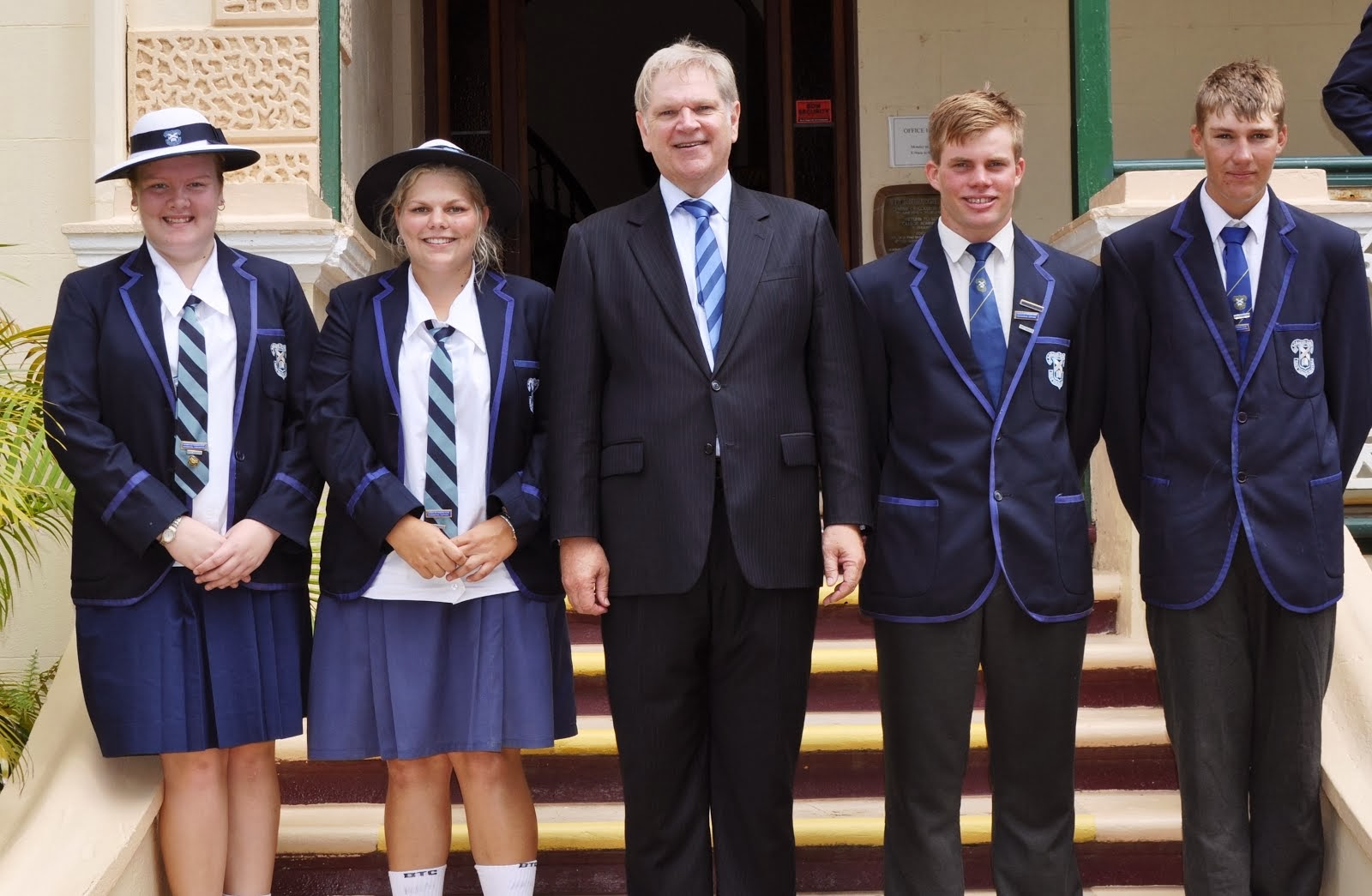 2014 Boarding Captains with Mr Fairbairn