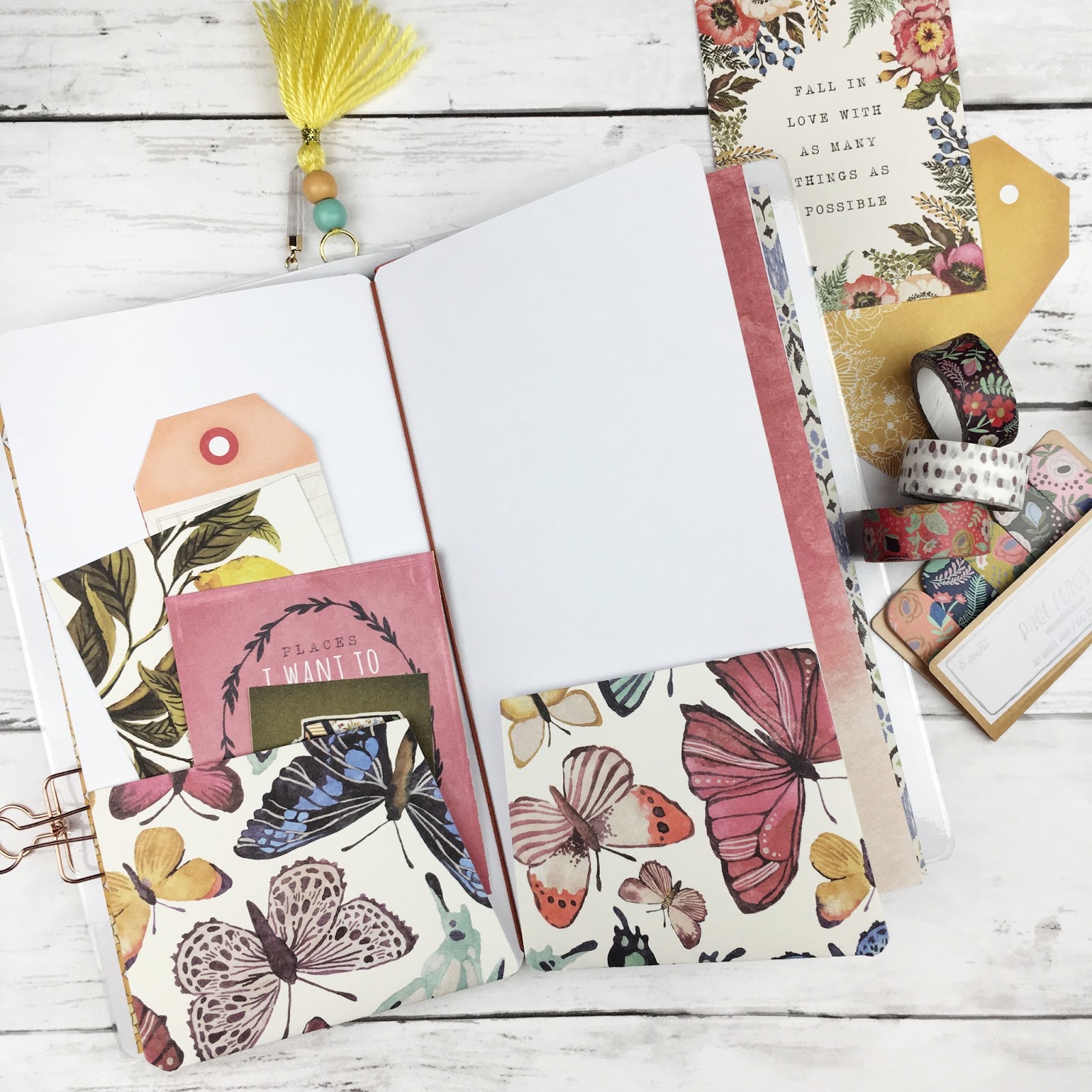 five sixteenths blog Make it Monday // DIY Traveler's Notebook from
