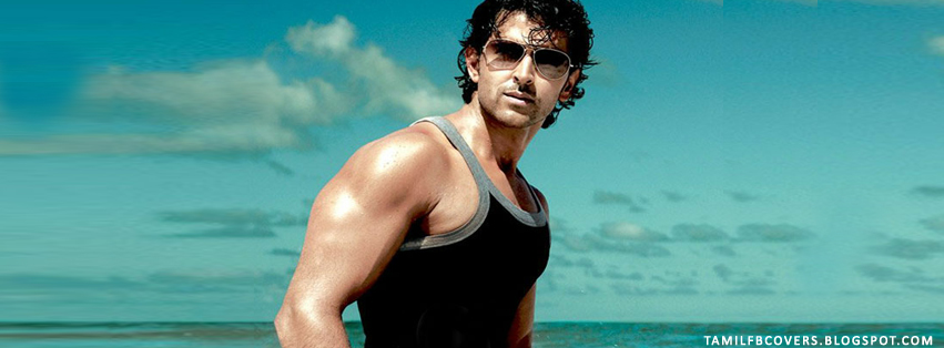 My India Fb Covers Hrithik Roshan At The Beach Bollywood Actor Fb Cover