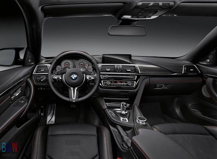 2018 BMW M4 Coupe Facelift Interior 2018 BMW M4 Coupe and BMW M4 Convertible Facelift