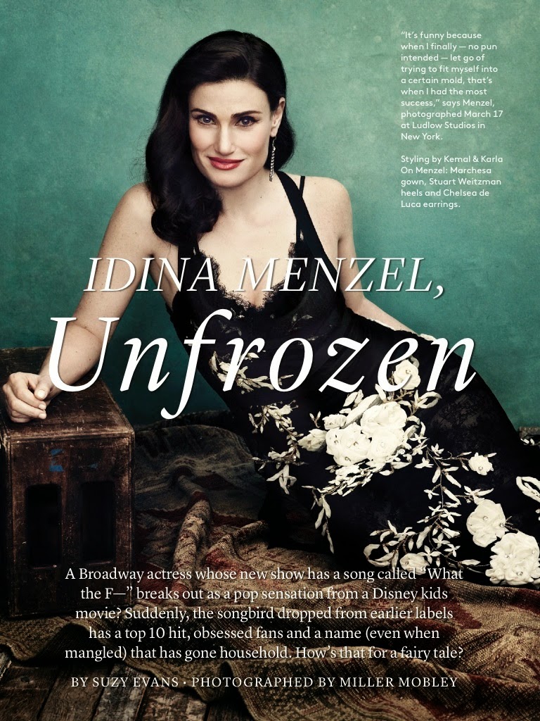 RAW information group: BILLBOARD MAGAZINE / MARCH 2014 / IDINA MENZEL