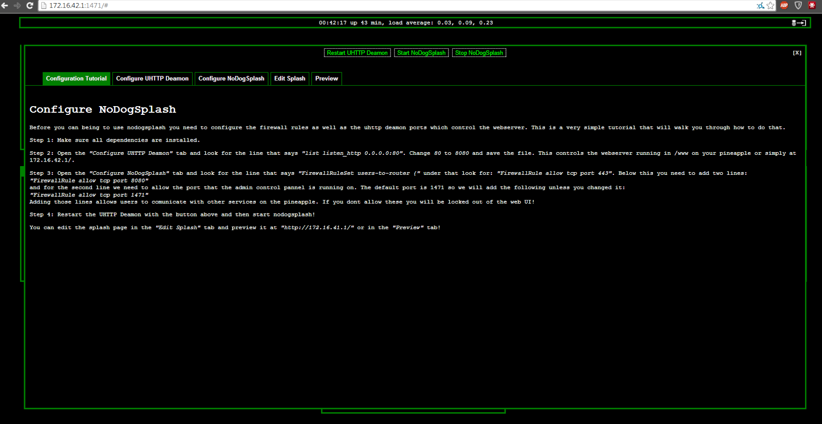 My electron life Pineapple Firmware 1.3.0 Salmonosaurus & Evil Portal