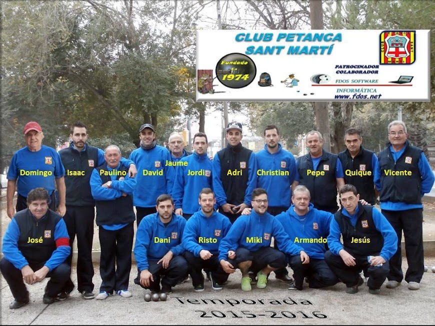 Club Petanca Sant Marti.