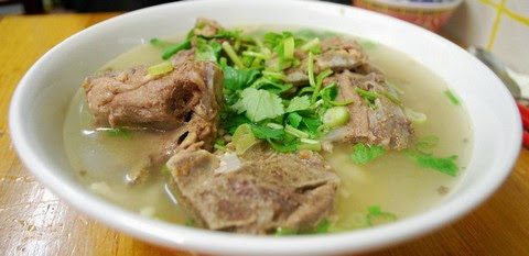 Delicious Lamb Bone Noodle Soup
