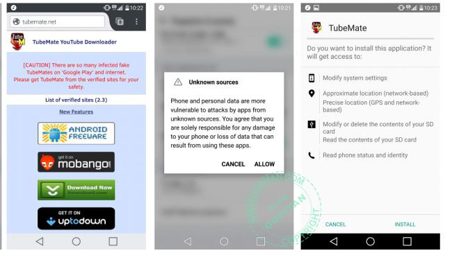 TubeMate Download Video YouTube di Android