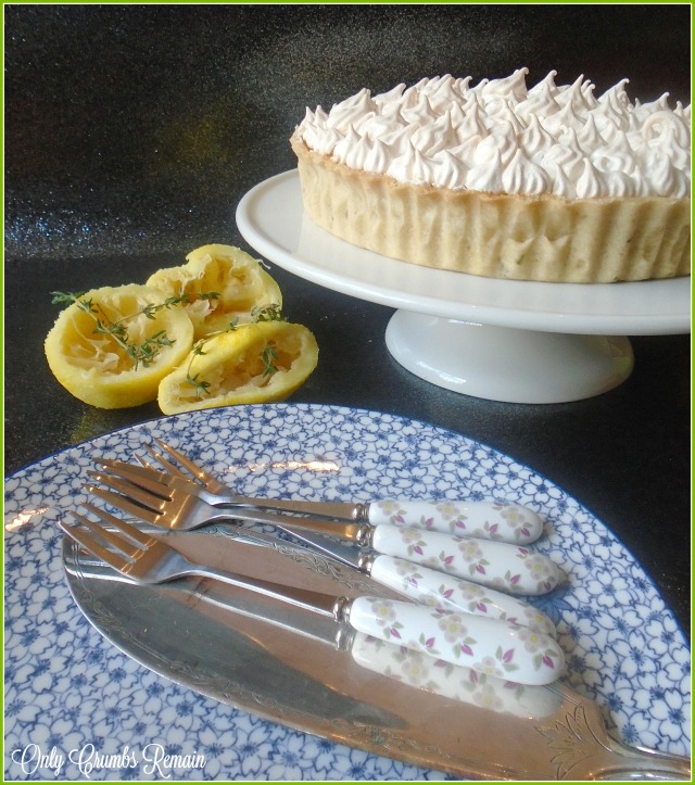 Only Crumbs Remain Lemon Meringue Pie with Thyme Pastry